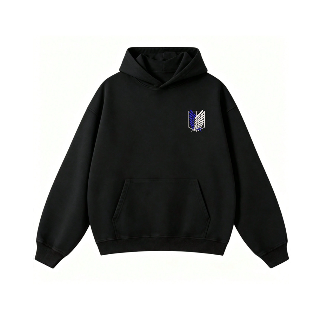 Wings Of Freedom Oversized Hoodie (مطروزة 🪡)